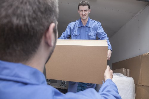 Removal team helping with a local move in Acton