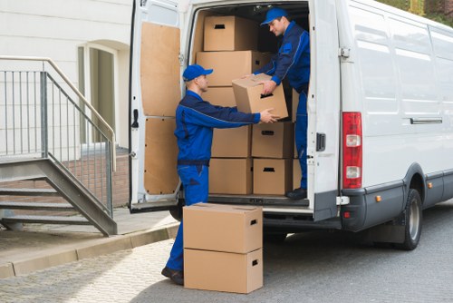 Van service continuing a scheduled transport job