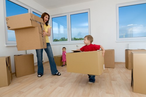 A safely loaded van ready for transport