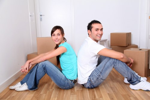 Professional man with van service for home and office transport in Acton