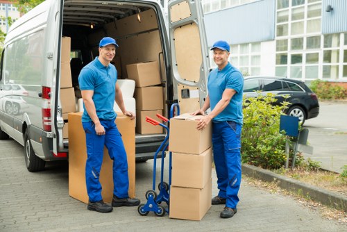 Van service handling items with care during transport