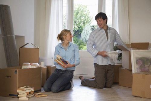 Secure handling of office documents and technology during Acton removals