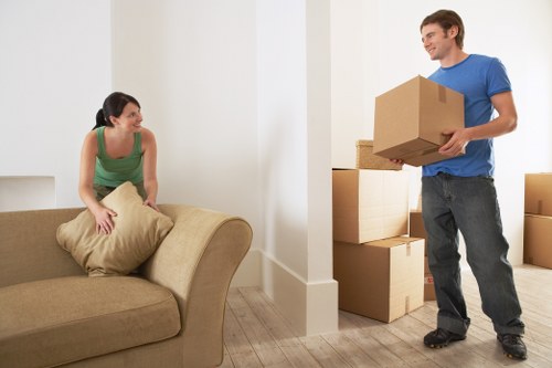 Storage and moving preparation for house removals in Acton